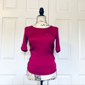 The Limited Satin Front Top